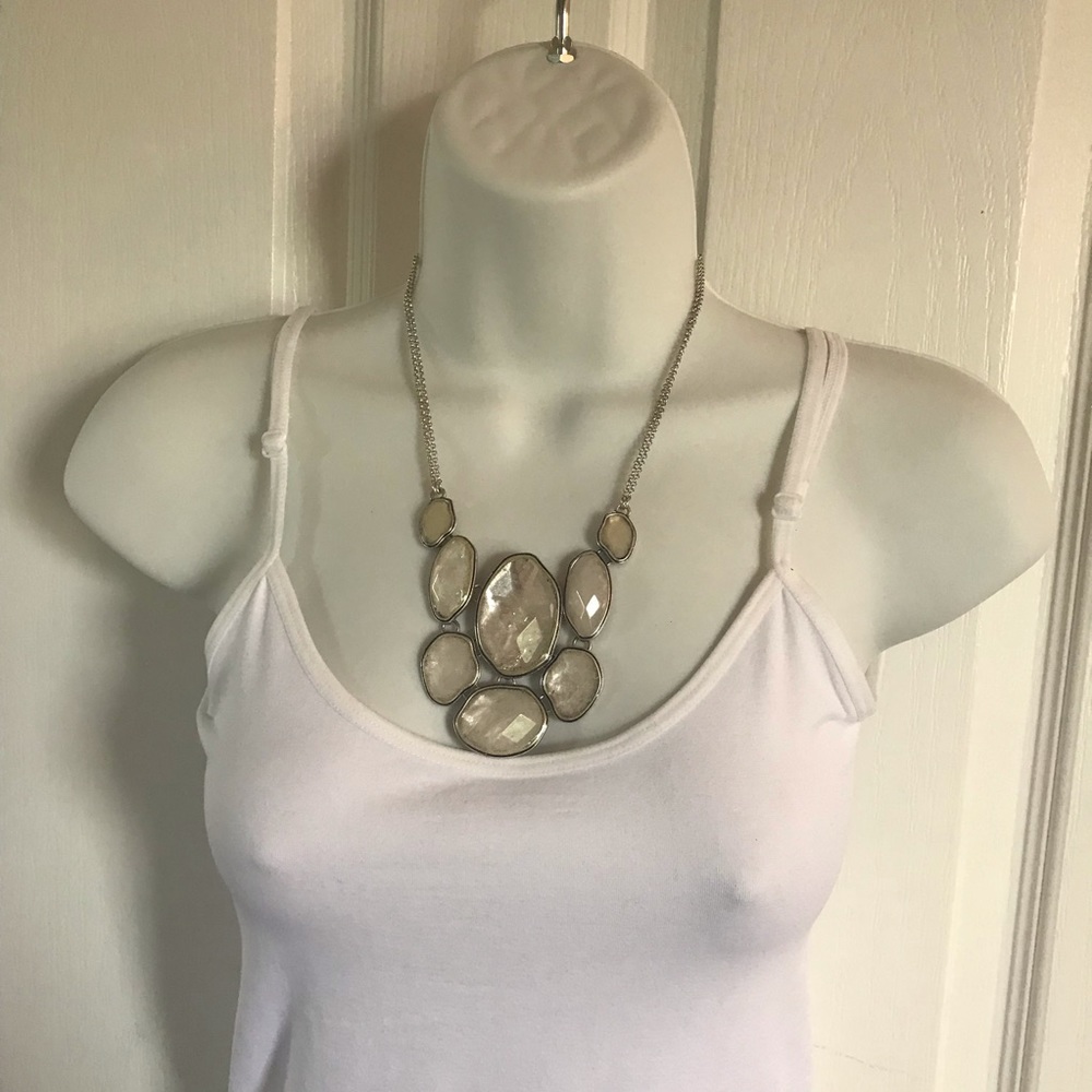 Lucky Brand Silver-tone Statement Necklace